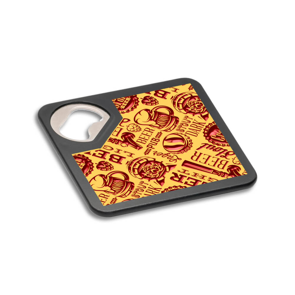 Abridor Com Porta Copo Modelo Funfaye (Preto)