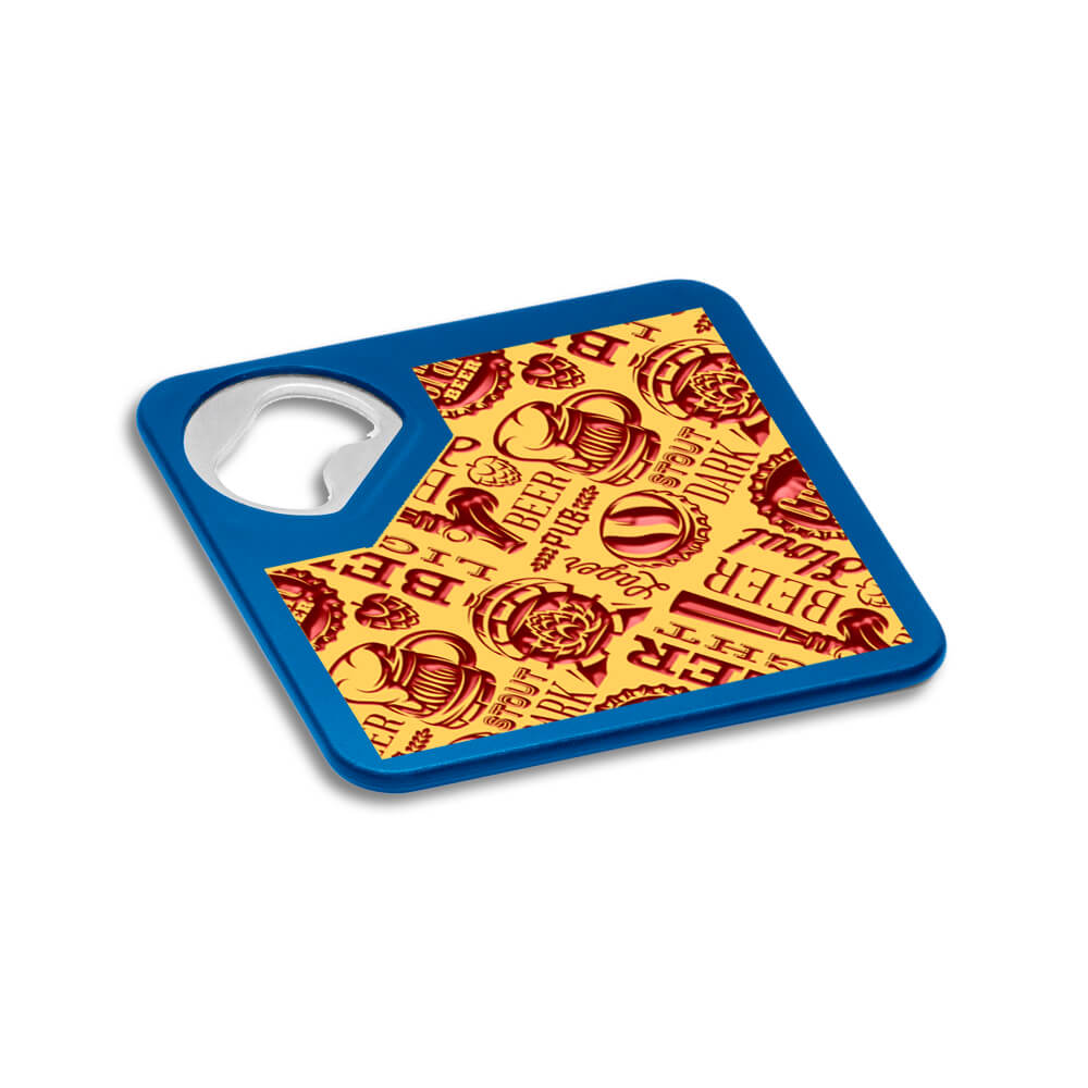 Abridor Com Porta Copo Modelo Funfaye (Azul)