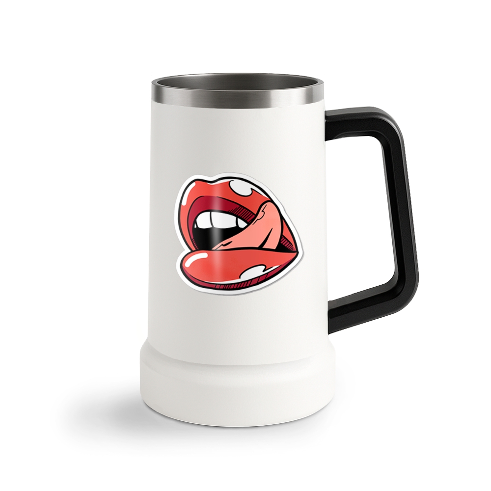 Canecas Térmicas Cerveja 700ml Adesivo Dtf Uv (Branca)