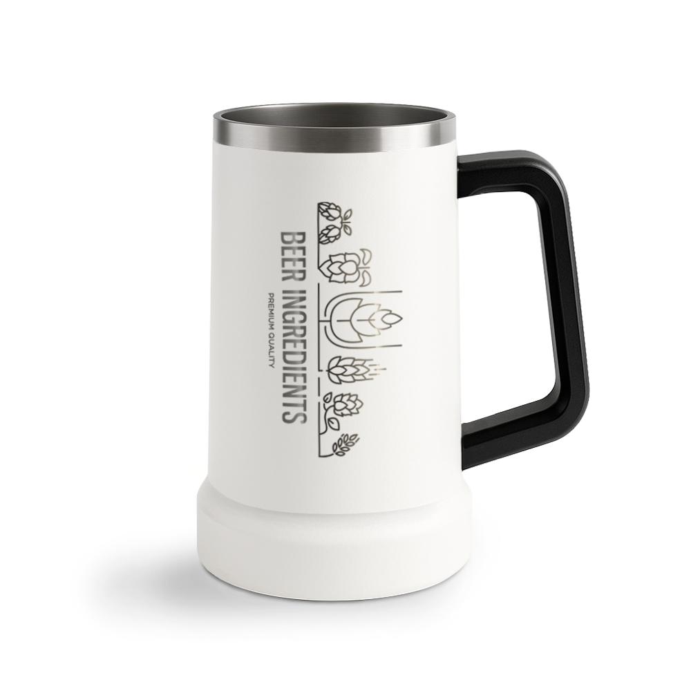 Canecas Térmicas Cerveja 700ml Gravação Frontal (Branca)