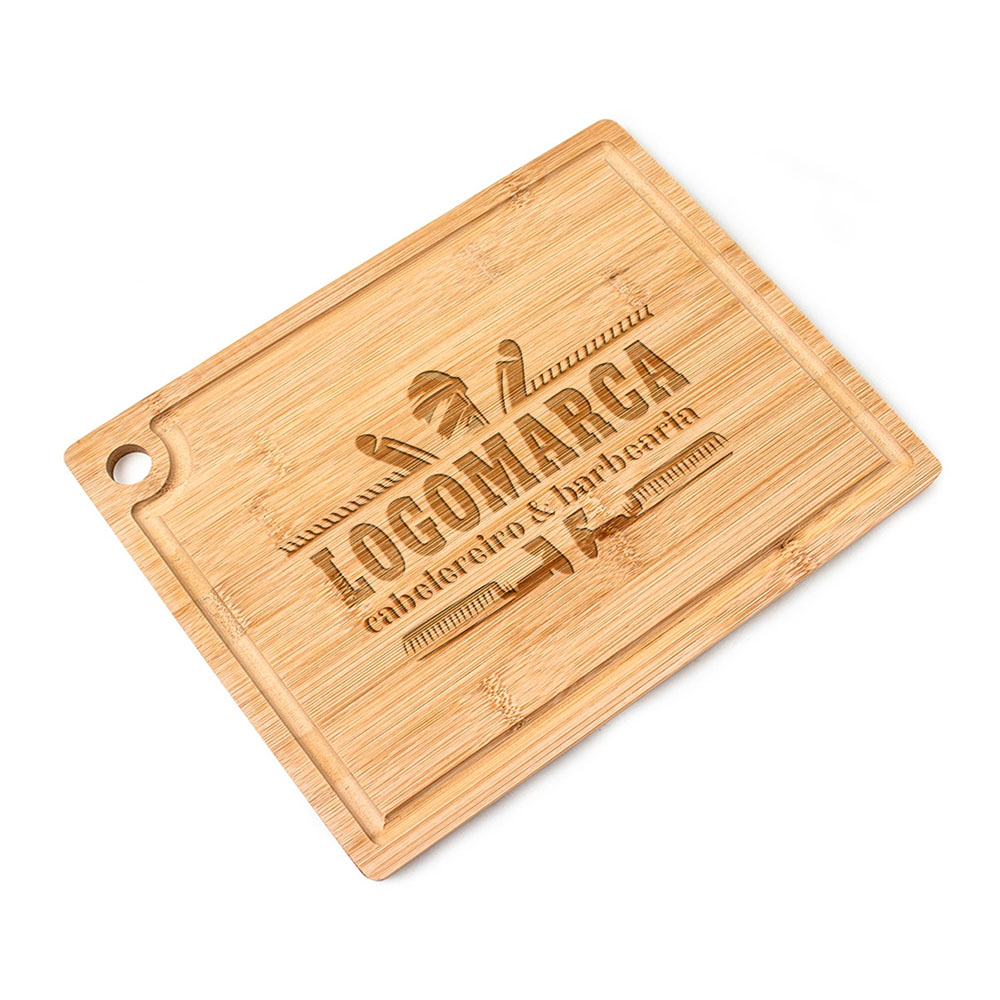 Kit Churrasco Tábua De Corte Com Canaleta