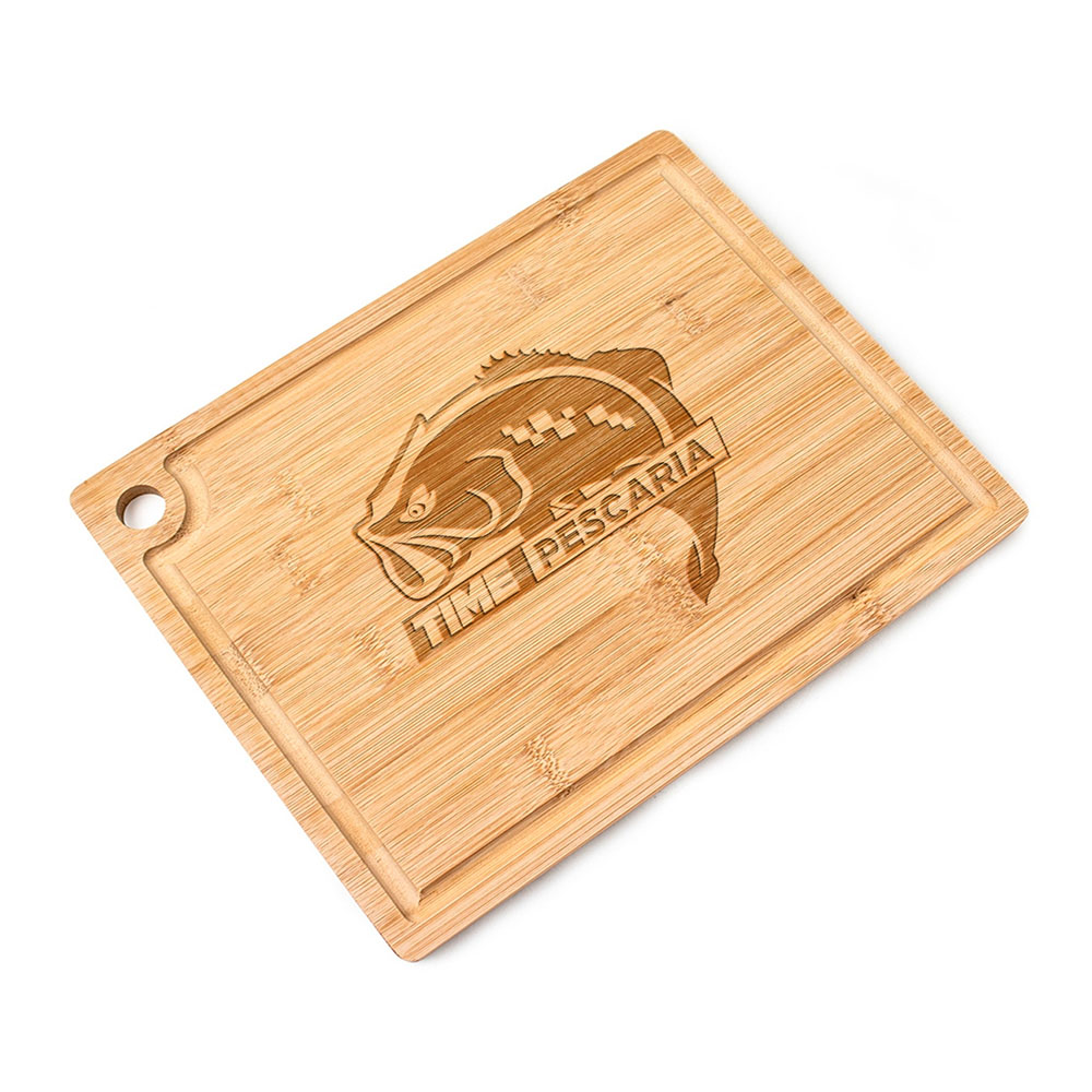 Kit Churrasco Tábua De Corte Com Canaleta