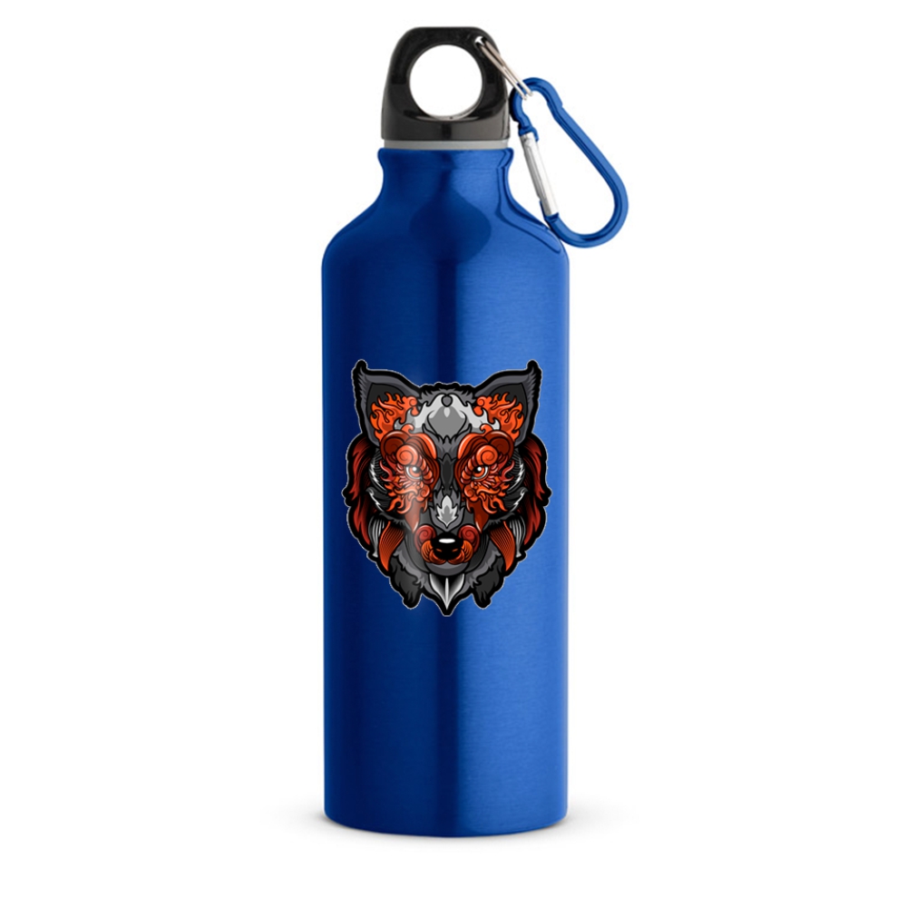Garrafas E Squeezes Tradicional Modelo Erald Com Mosquetão 500ml (Azul Escuro)