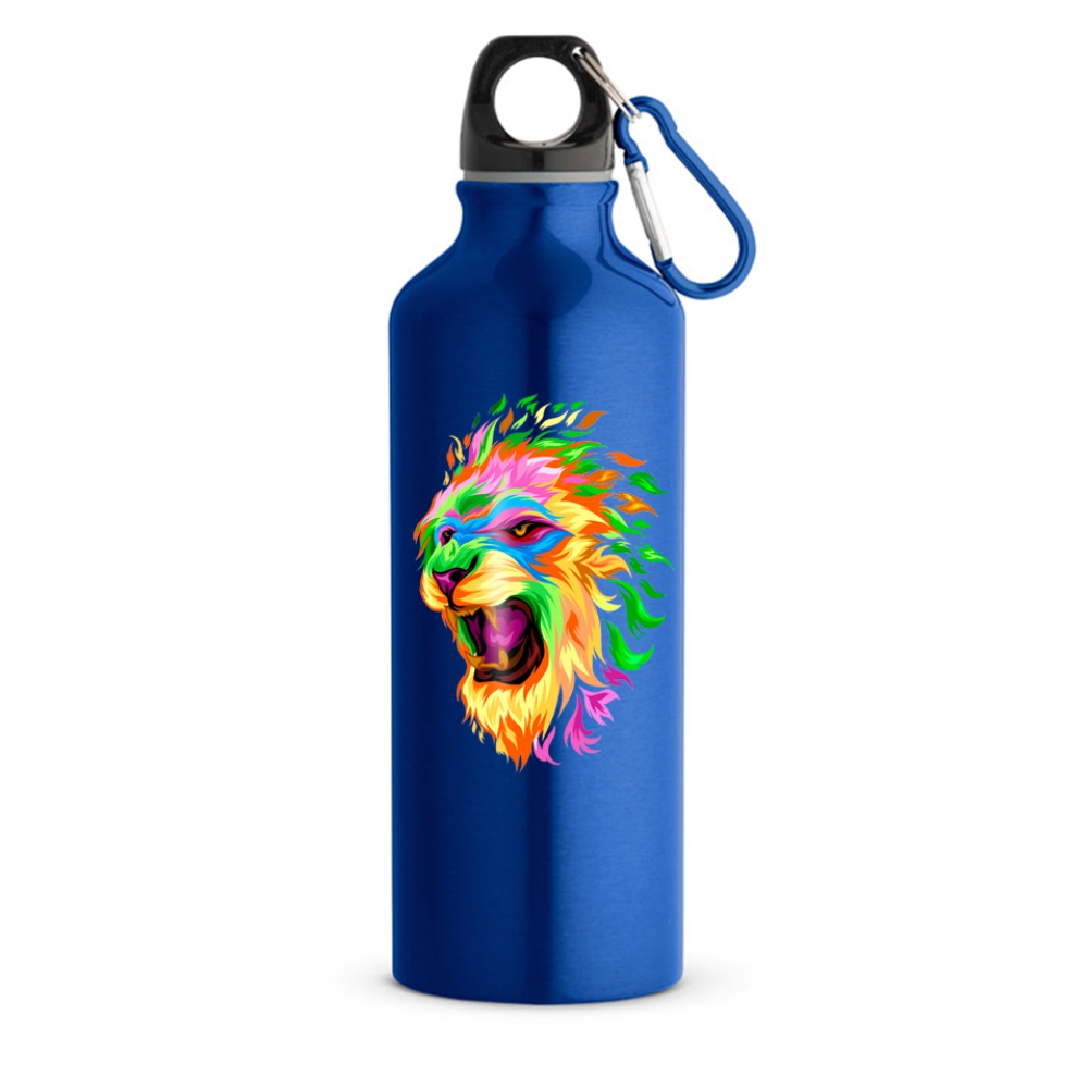 Garrafas E Squeezes Tradicional Modelo Erald Com Mosquetão 500ml (Azul Escuro)