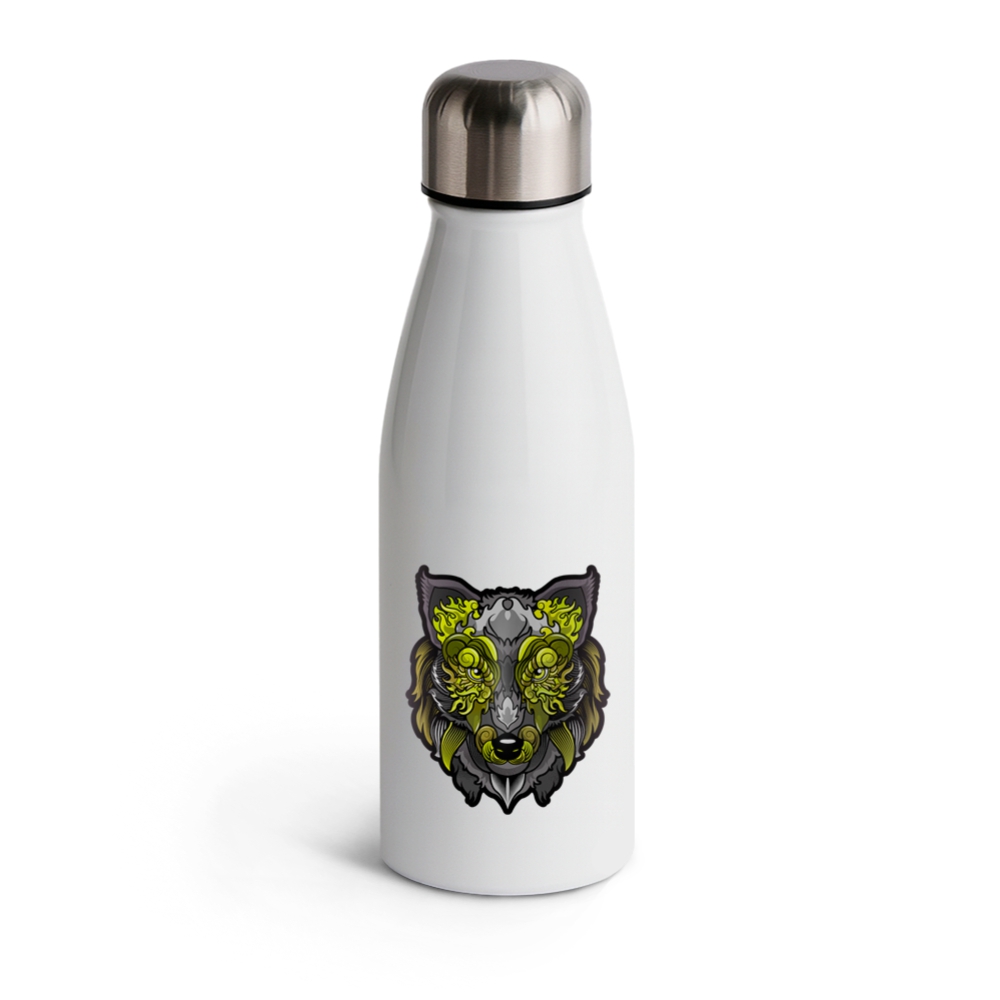 Garrafas E Squeezes Squeeze De Alumínio Modelo Beane Com Tampa Inox Dtf Uv 500ml (Branca)