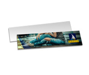 Marcador De Página Couchê 300g Verniz Localizado e Laminação Fosca Frente (182x51mm)