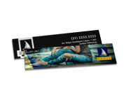 Marcador De Página Couchê 300g Verniz Localizado e Laminação Fosca Frente (182x51mm)