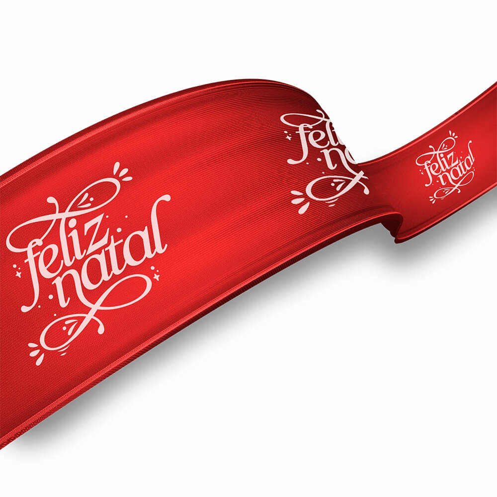 Fita De Cetim Peça Com 10 Metros Largura De 15mm (Vermelha)