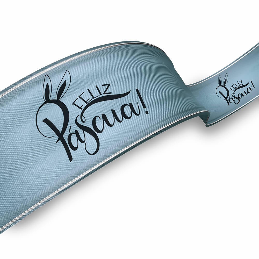 Fita De Cetim Peça Com 10 Metros Largura De 30mm (Azul Bebê)