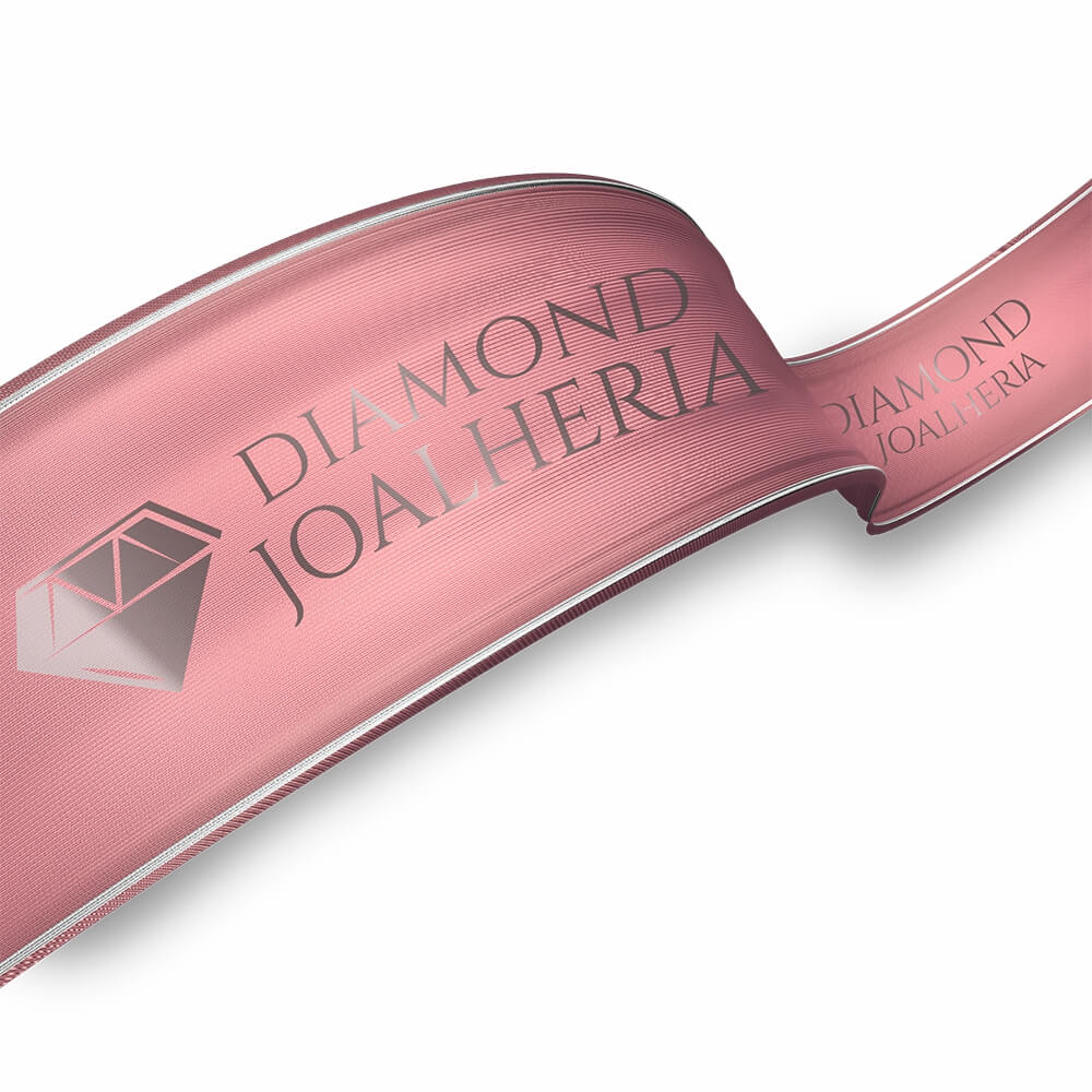 Fita De Cetim Peça Com 10 Metros Largura De 30mm (Rosa Bebê)