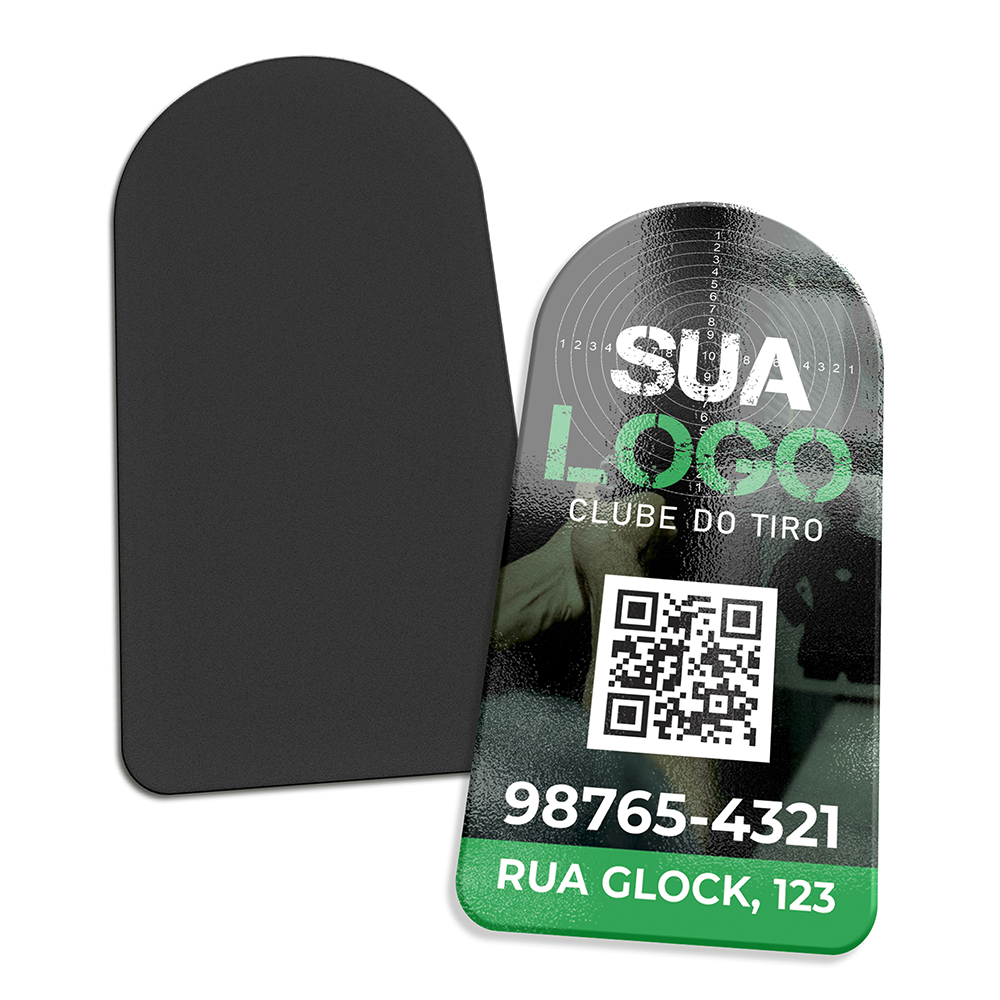 ímãs De Geladeira Flexivel Com Corte Especial Bopp Branco 120g Com Verniz Uv Total (90x100mm)