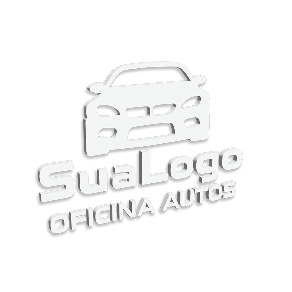 Letra Caixa Pvc Expandido Pvc De 20mm Branco (Tamanho Personalizado)