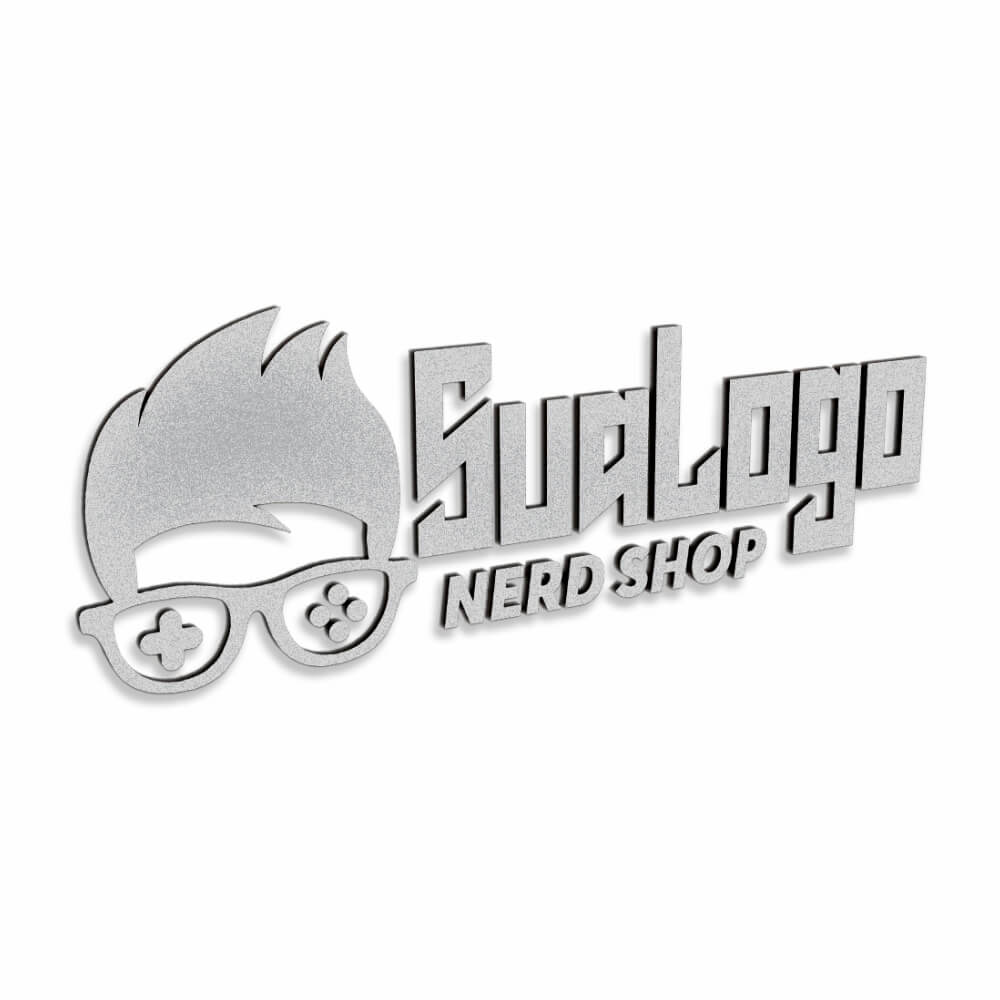 Letra Caixa Acm 3mm Prata (Tamanho Personalizado)