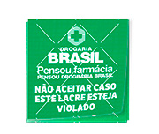 Delivery Lacre De Segurança Adesivo Papel 80g Quadrado (45x45mm)