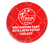 Delivery Lacre De Segurança Adesivo Papel 80g Redondo (45x45mm)