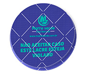 Delivery Lacre De Segurança Adesivo Papel 80g Redondo (45x45mm)
