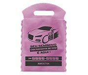 Lixeira Para Carro 130x150mm (Rosa)