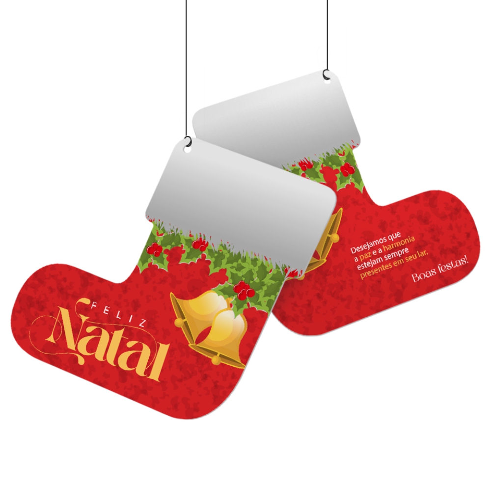 Móbile Pvc 0,50mm Premium Branco Modelo Bota (220x220mm)