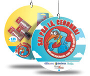 Móbile Pvc 0,50mm Premium Branco Modelo Redondo (150x150mm)