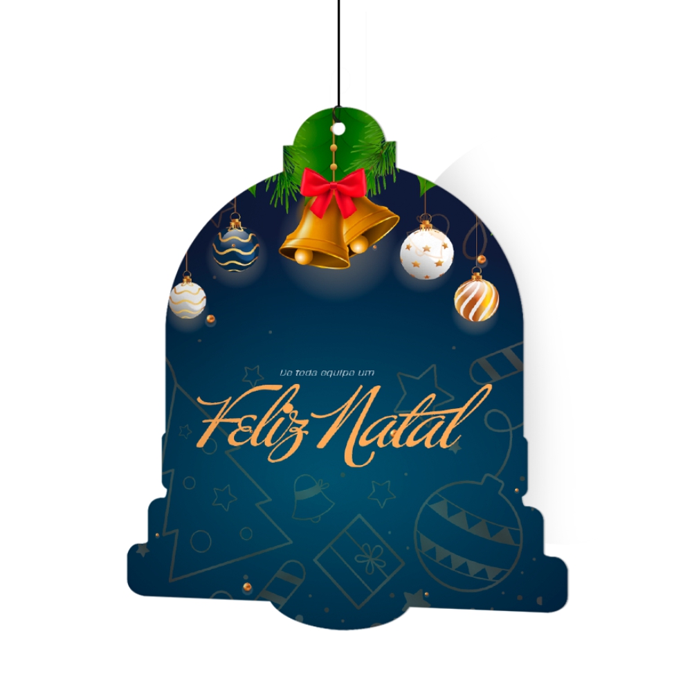 Móbile Pvc 0,50mm Premium Branco Modelo Sino (220x220mm)