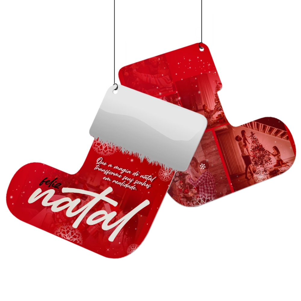 Móbile Pvc 0,50mm Premium Branco Modelo Bota (220x220mm)