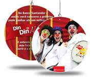 Móbile Pvc 0,50mm Premium Branco Modelo Redondo (150x150mm)