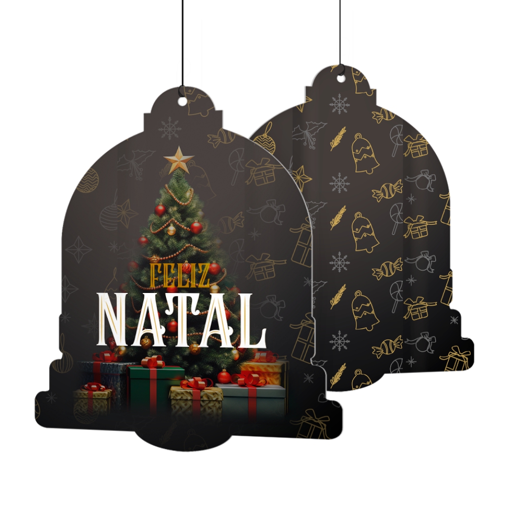 Móbile Pvc 0,50mm Premium Branco Modelo Sino (220x220mm)