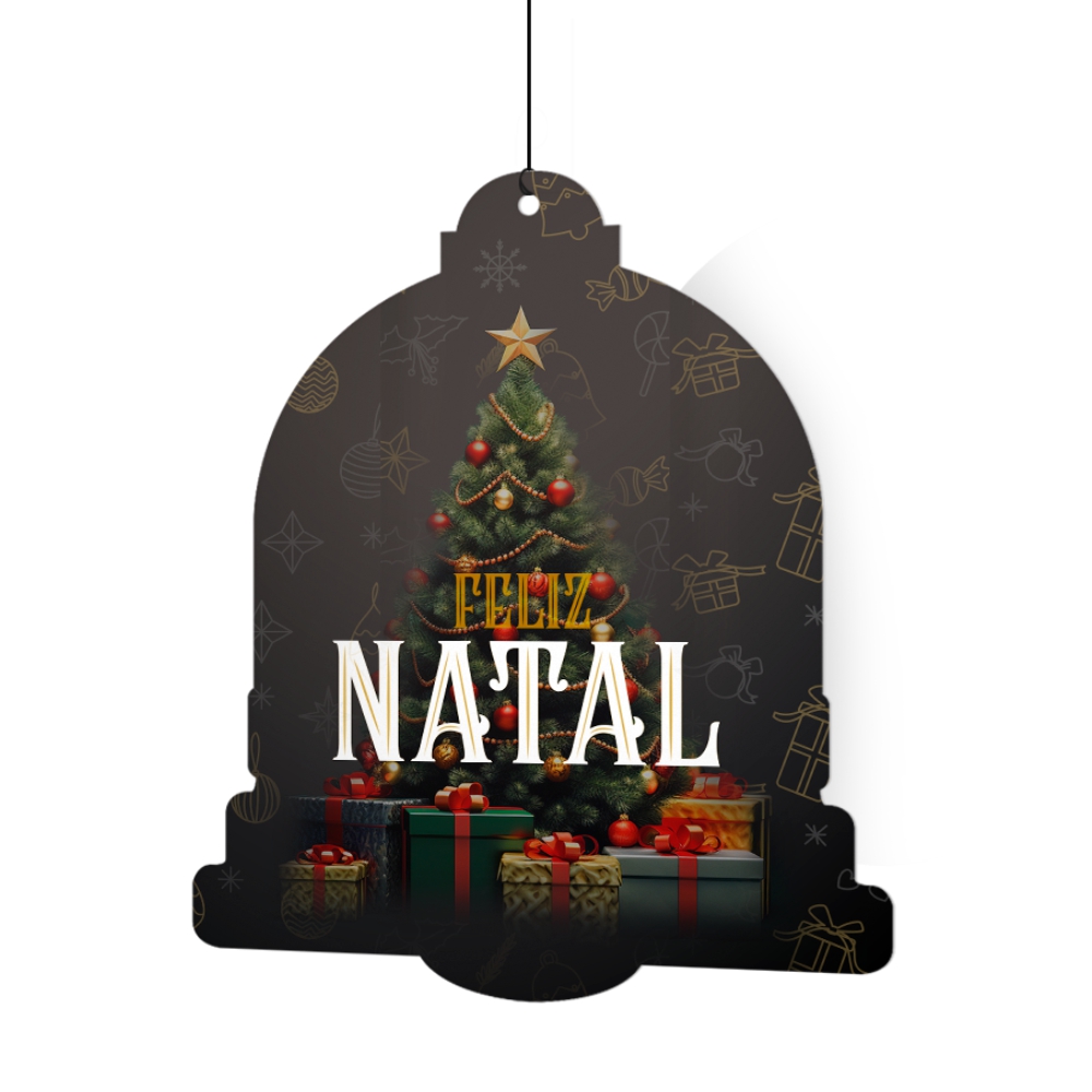 Móbile Pvc 0,50mm Premium Branco Modelo Sino (220x220mm)