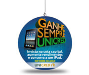 Móbile Pvc 0,50mm Premium Branco Modelo Redondo (290x290mm)