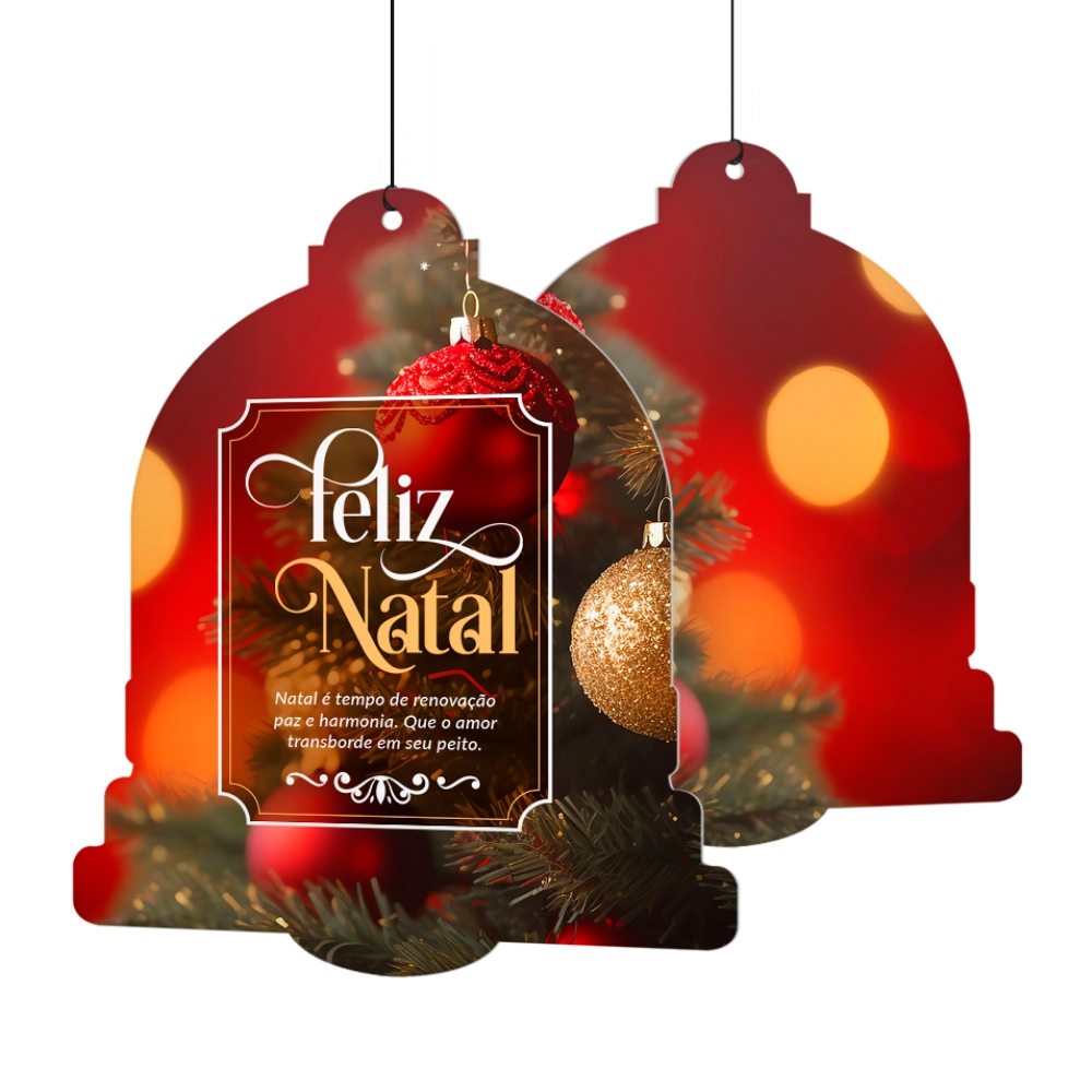 Móbile Pvc 0,50mm Premium Branco Modelo Sino (220x220mm)