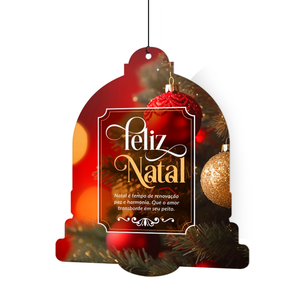 Móbile Pvc 0,50mm Premium Branco Modelo Sino (220x220mm)