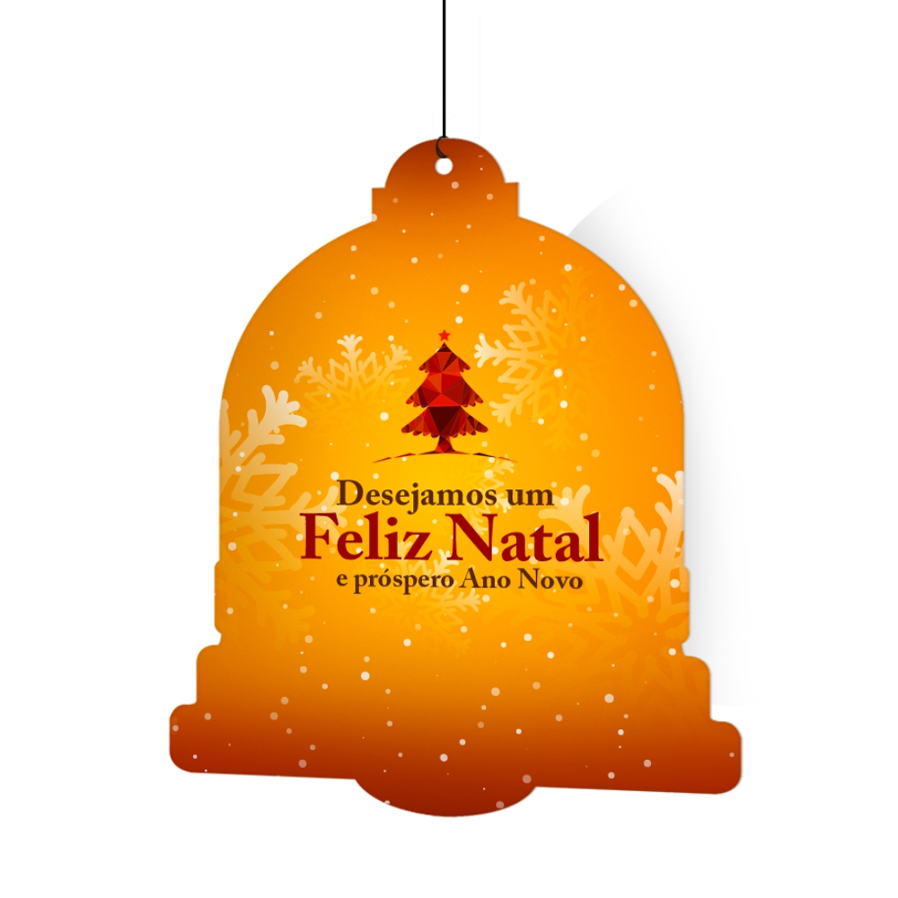 Móbile Pvc 0,50mm Premium Branco Modelo Sino (150x150mm)