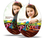 Móbile Pvc 0,50mm Premium Branco Modelo Redondo (220x300mm)