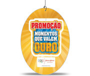 Móbile Pvc 0,50mm Premium Branco Modelo Redondo (220x300mm)