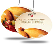 Móbile Pvc 0,50mm Premium Branco Modelo Redondo (300x220mm)