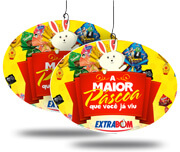 Móbile Pvc 0,50mm Premium Branco Modelo Redondo (300x220mm)