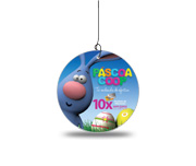 Móbile Pvc 0,50mm Premium Branco Modelo Redondo (95x95mm)