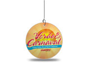 Móbile Pvc 0,50mm Premium Branco Modelo Redondo (95x95mm)