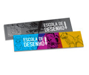 Marcador De Página Couchê 300g Sem Laminação E Sem Verniz (182x51mm)