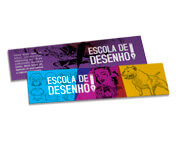 Marcador De Página Couchê 300g Sem Laminação E Sem Verniz (182x51mm)