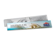 Marcador De Página Couchê 300g Sem Laminação E Sem Verniz (273x51mm)