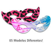 Máscaras Personalizadas Couchê 250g Verniz Uv Total Frente