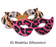 Máscaras Personalizadas Couchê 300g Verniz Uv Total Frente