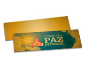 Marcador De Página Papéis Especiais Gold Master 300g (153x51mm)