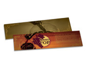 Marcador De Página Papéis Especiais Gold Master 300g (182x51mm)