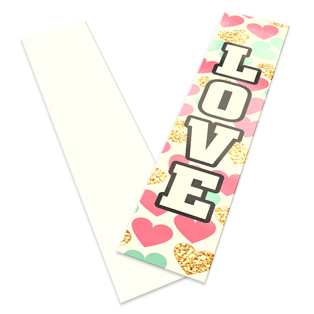 Marcador De Página Supremo 305g Verniz Uv Total Frente (273x51mm)