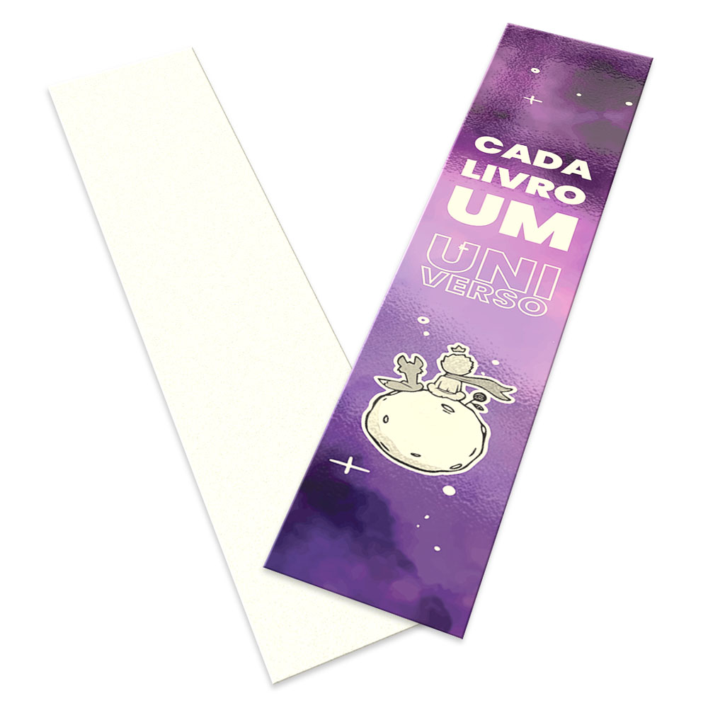 Marcador De Página Supremo 305g Verniz Uv Total Frente (273x51mm)