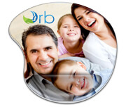 Mouse Pad Com Descanso de Punho (200x253mm)