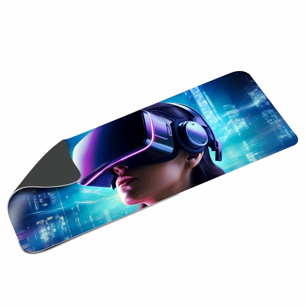 Mousepads Mousepad Gamer Desk Pad Acabamento Sem Costura (750x350mm)