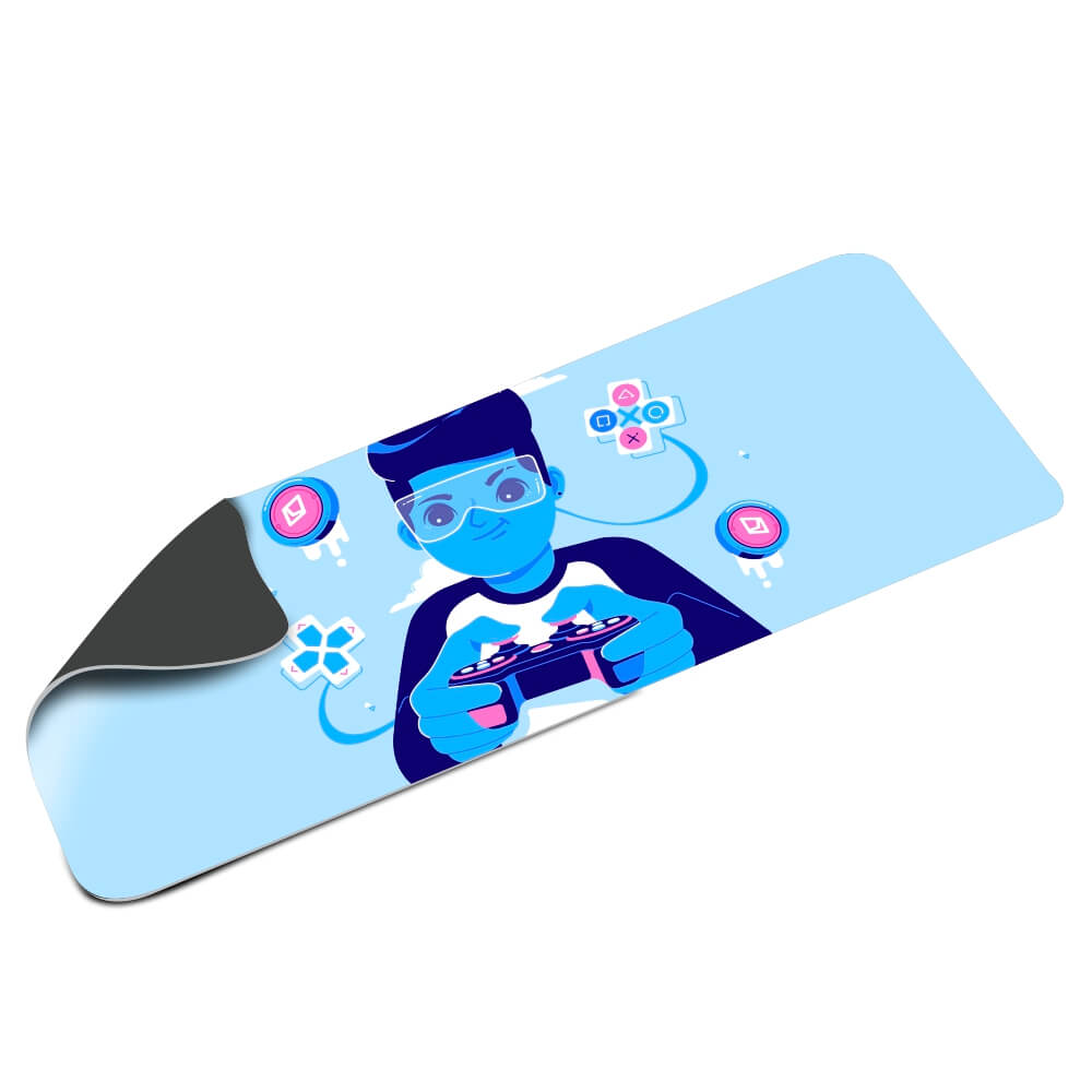 Mousepads Mousepad Gamer Desk Pad Acabamento Sem Costura (750x350mm)